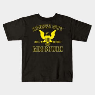 Kansas Missouri Kansas MO Kids T-Shirt